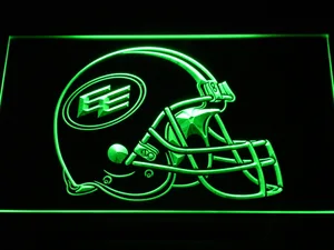 Edmonton Eskimos Helmet LED Neon Sign