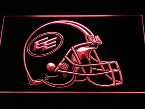 Edmonton Eskimos Helmet LED Neon Sign