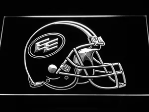Edmonton Eskimos Helmet LED Neon Sign