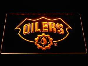 Edmonton Oilers Drop LED Neon Sign - Legacy Edition