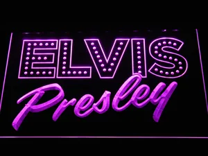 Elvis Presley Old School LED Neon Sign