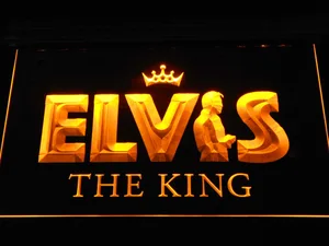 Elvis Presley The King LED Neon Sign