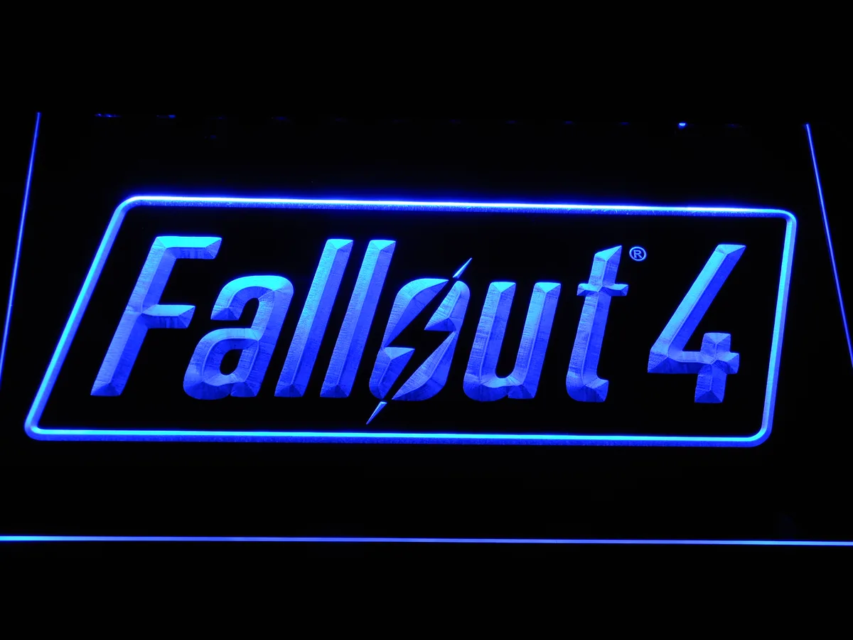 Fallout 4 LED Neon Sign