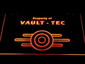 Fallout Property of Vault-Tec LED Neon Sign