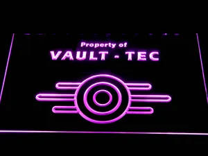 Fallout Property of Vault-Tec LED Neon Sign