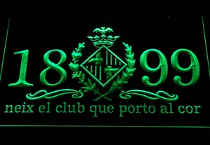 FC Barcelona 1899 Chant LED Neon Sign - Legacy Edition