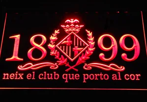 FC Barcelona 1899 Chant LED Neon Sign - Legacy Edition