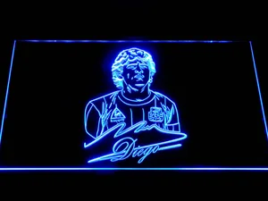 FC Barcelona Diego Maradona LED Neon Sign