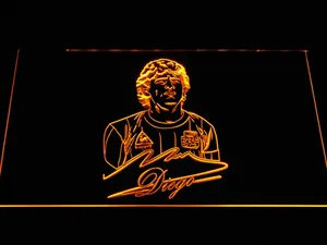 FC Barcelona Diego Maradona LED Neon Sign