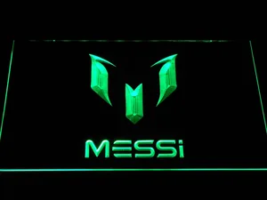 FC Barcelona Lionel Messi Logo LED Neon Sign