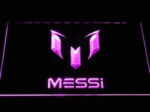 FC Barcelona Lionel Messi Logo LED Neon Sign