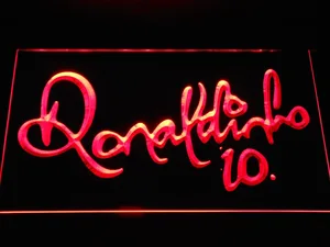 FC Barcelona Ronaldinho Signature LED Neon Sign