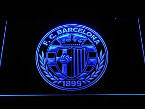 FC Barcelona Shield Crest LED Neon Sign - Legacy Edition