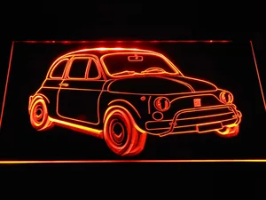 Fiat 500 LED Neon Sign