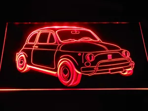 Fiat 500 LED Neon Sign