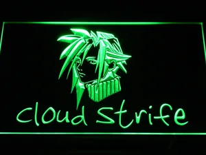 Final Fantasy Cloud Strife LED Neon Sign