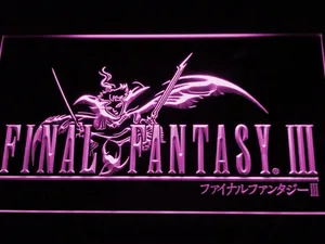 Final Fantasy III LED Neon Sign