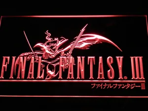 Final Fantasy III LED Neon Sign