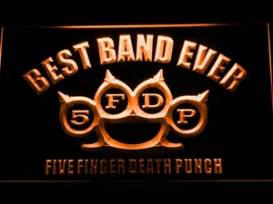 Five Finger Death Punch Best Band Ever LED Neon Sign