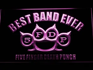 Five Finger Death Punch Best Band Ever LED Neon Sign
