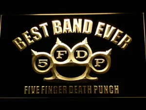 Five Finger Death Punch Best Band Ever LED Neon Sign