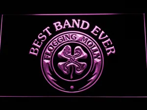 Flogging Molly Best Band Ever LED Neon Sign