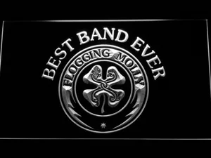 Flogging Molly Best Band Ever LED Neon Sign