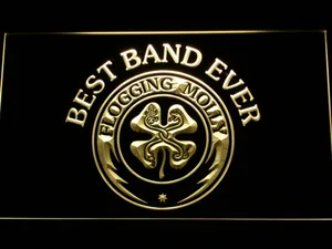 Flogging Molly Best Band Ever LED Neon Sign