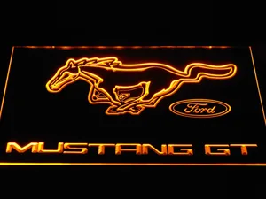 Ford Mustang GT LED Neon Sign
