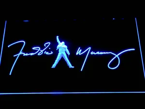 Freddie Mercury Signature LED Neon Sign