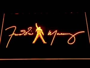 Freddie Mercury Signature LED Neon Sign
