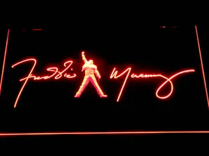 Freddie Mercury Signature LED Neon Sign