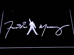 Freddie Mercury Signature LED Neon Sign