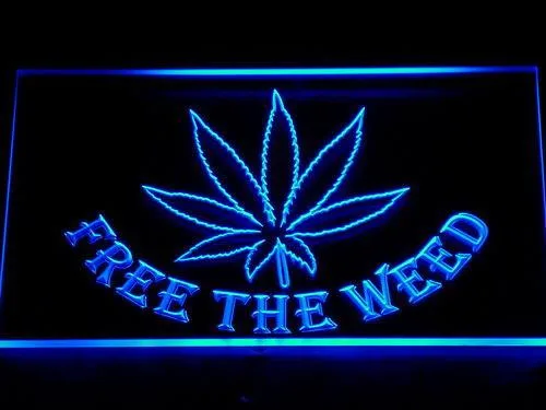 Free the Weed LED Neon Sign
