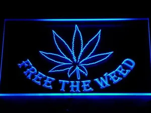 Free the Weed LED Neon Sign