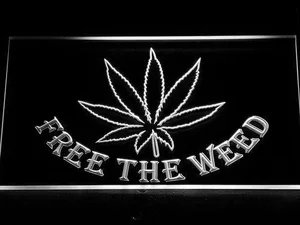 Free the Weed LED Neon Sign
