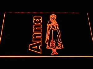 Frozen Anna LED Neon Sign