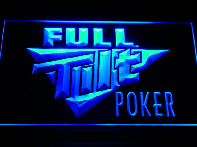 Full Tilt Poker LED Neon Sign