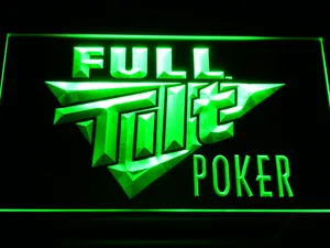 Full Tilt Poker LED Neon Sign