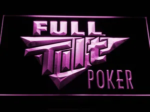 Full Tilt Poker LED Neon Sign