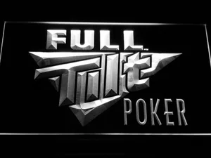 Full Tilt Poker LED Neon Sign