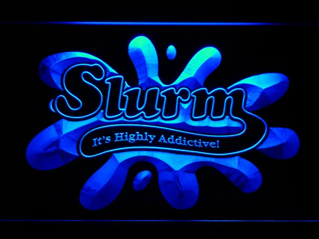 Futurama Slurm LED Neon Sign