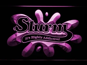 Futurama Slurm LED Neon Sign