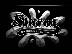 Futurama Slurm LED Neon Sign