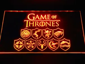 Game of Thrones Family Sigils LED Neon Sign