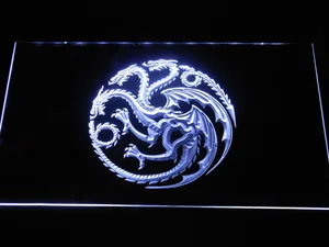 Game of Thrones Targaryen Three-Headed Dragon Sigil LED Neon Sign