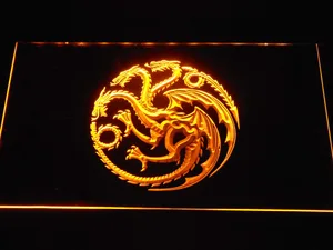 Game of Thrones Targaryen Three-Headed Dragon Sigil LED Neon Sign