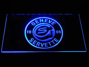 Geneve-Servette HC LED Neon Sign
