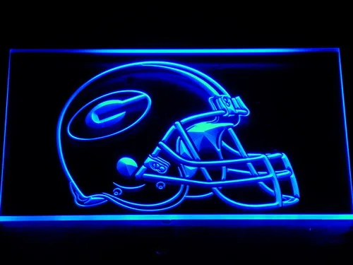 Georgia Bulldogs Helmet LED Neon Sign