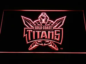 Gold Coast Titans LED Neon Sign
